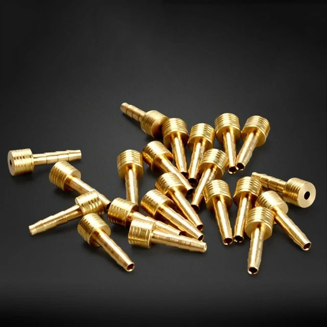 10 Paires D'aiguilles D'huile De Frein Vélo Avec Olive - Compatible Shimano BH90 / BH59 - Or