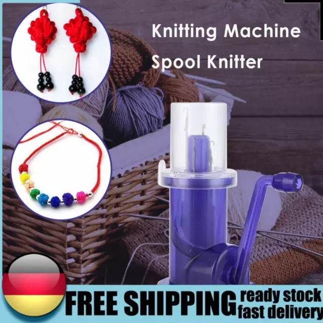 Hand-Operated Easy Weaver Knitter Household Weaver Knitting Tool Sewing Tool DE