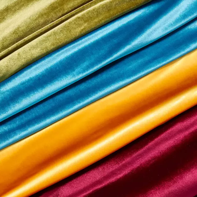 Stretch Velvet Fabric 60'' Wide by the Yard for Sewing Apparel Costumes Craft