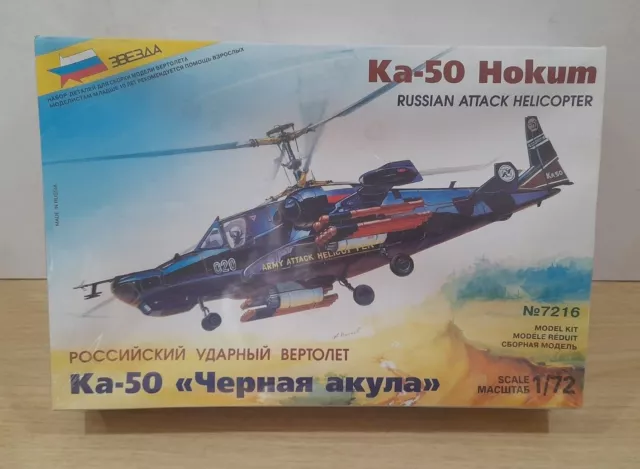 Zvezda 7216 1/72 - Kamov KA-50 Hokum - Russian Atack Helicopter