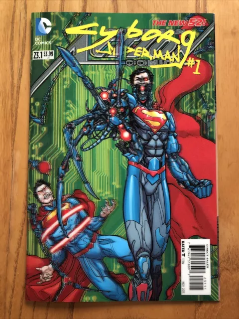 Cyborg Superman #1 (Action Comics : Issue 23.1) 3D Lenticular Cover 2013