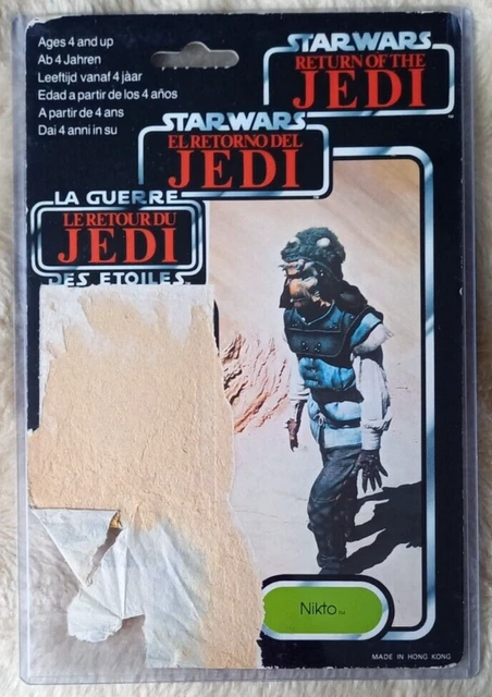Cartone Vintage Star Wars - Nikto - 70 Posteriore - Tri-Logo E Custodia Protettiva