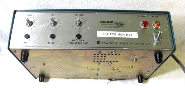 TOA ELECTRIC ソリッドステート PAアンプ TA-266【動作品】 TOA TA-266 Solid State Pa Amplifier Auction (0018-2186570