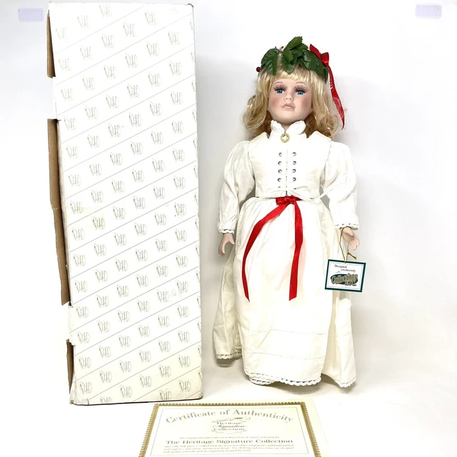 Heritage Signature Collection Doll Lena St. Lucia Porcelain Certificate #80030