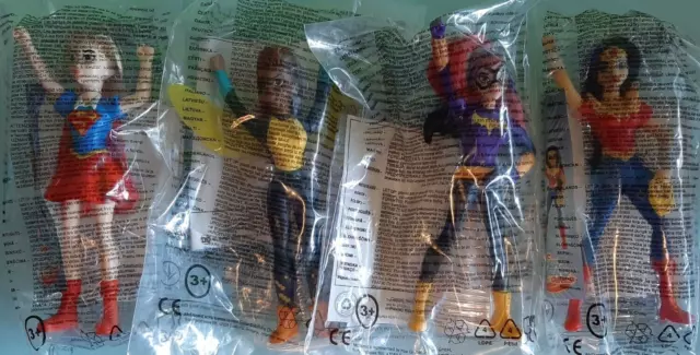 Mc Donald's Happy Meal Dc Super Hero Girls 2017 -4 Figures - Hm10