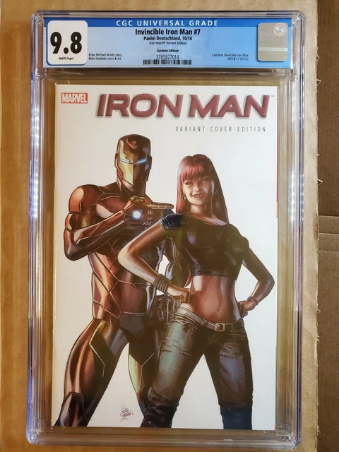 Invincible Iron Man #7 CGC 9.8 1st Riri Williams GERMAN Edition Panini Oct 2016