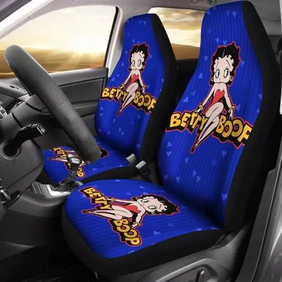 Betty Boop Car Seat Covers Fan Gift Car Seat Covers (set of 2)