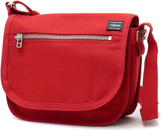 Yoshida Bag PORTER GIRL NAKED SHOULDER BAG S Red 667-09473 MADE IN JAPAN