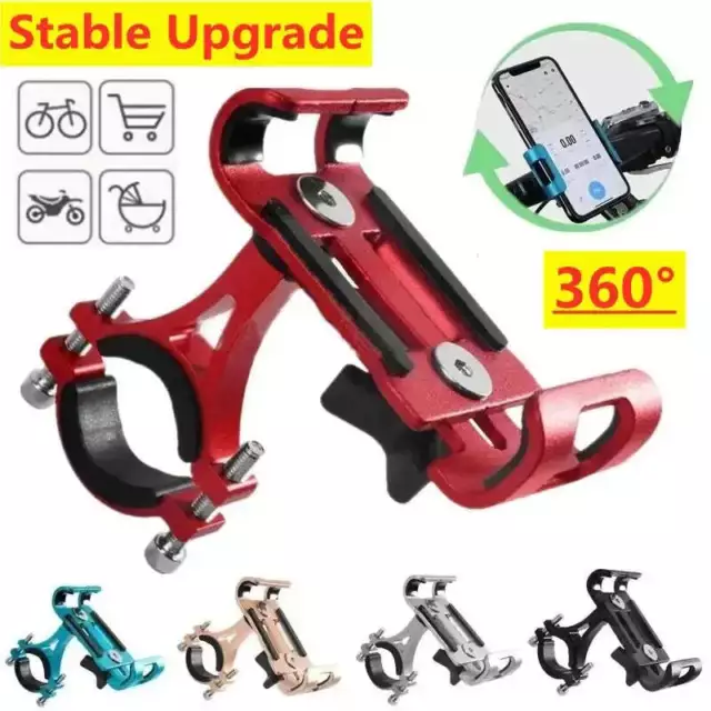 Metal Motorcycle Bike Phone Holder Aluminum Alloy Bracket