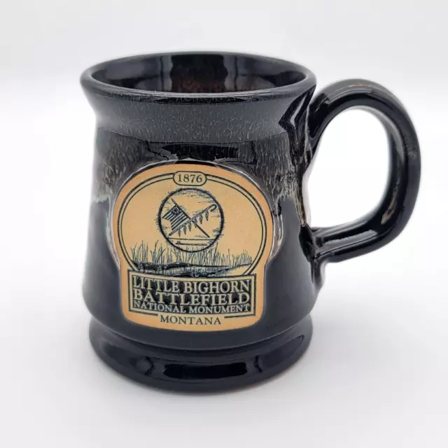 Deneen Pottery Coffee Mug Little Bighorn Battlefield Montana Monument