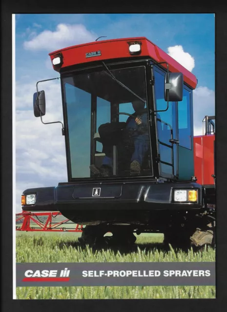 Case Ih Sp2500/Sp3000 Self-Propelled Sprayers 6 Page Foldout Type Brochure 1998