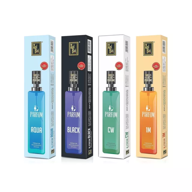 4X Zed Black Parfum Premium Alluring Fragrance Incense Sticks FREE SHIPPING