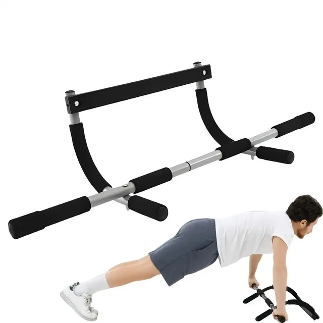 Barre De Traction Porte Réglable 80-130 Cm - Charge Max 150 Kg - Poignées Mousse Confortables - Musculation à Domicile Sans Perçage