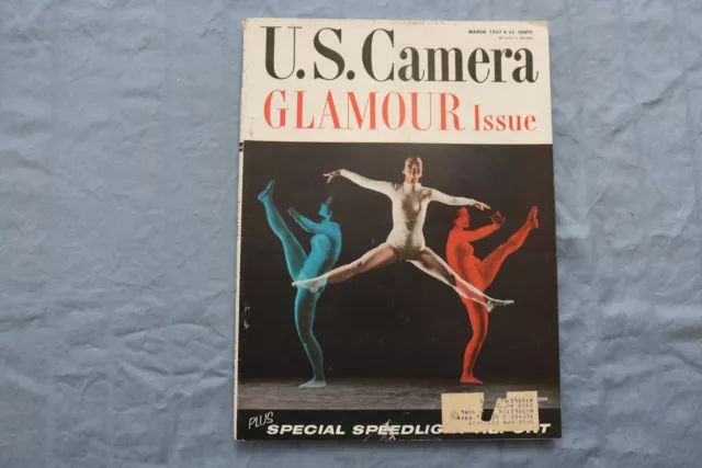 1957 March U.s. Camera Magazine - Glamour Issue Cover - Sp 1195I