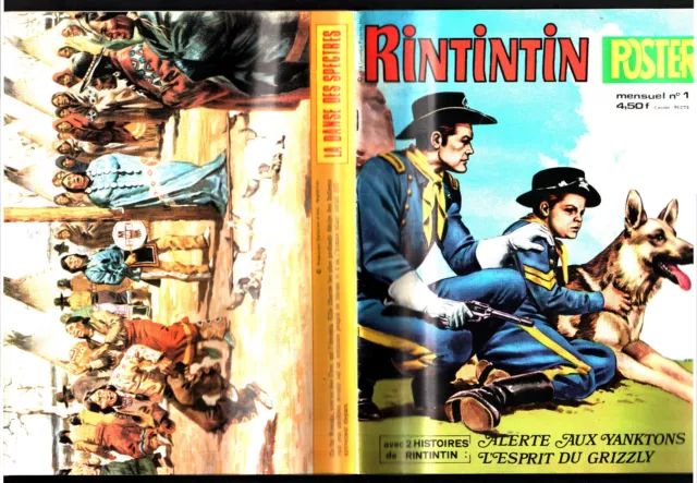 RINTINTIN POSTER n°1 ¤ 1978 SAGEDITION ¤ TBE AVEC POSTER INCLUS