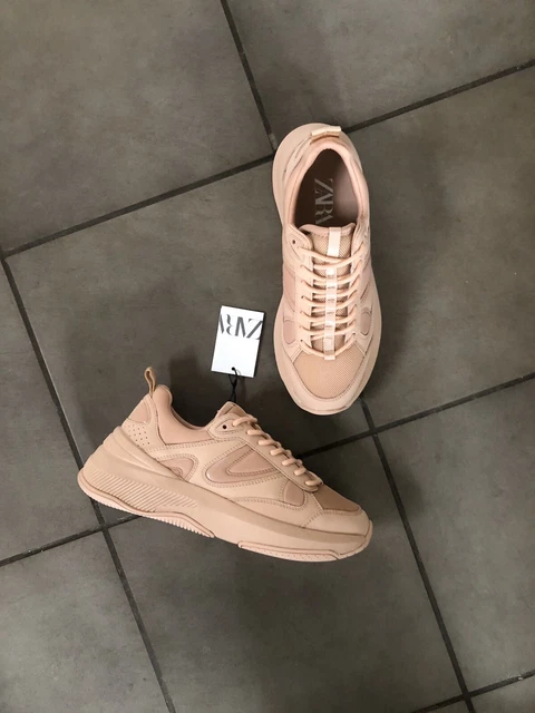 Zara pink sales sneakers