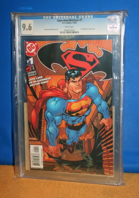 Dynamic Forces Superman/Batman #1 CGC 9.6 Superman Cover DC Comics DF Cert 0013