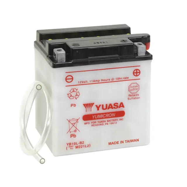 YUASA BATTERIE YB10L-B2 Combipack (con electrolito)