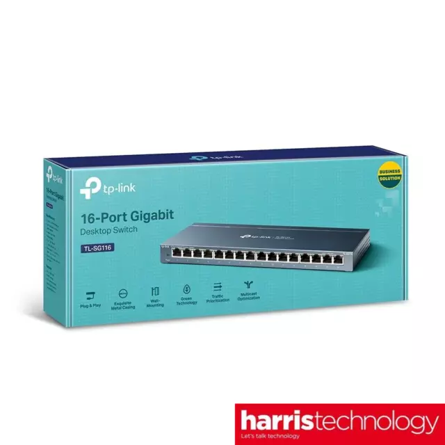 TP-Link TL-SG116 16-Port Gigabit Desktop Switch