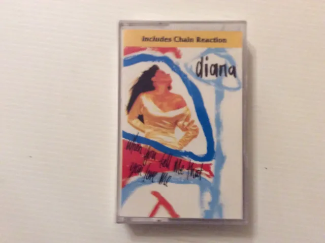Diana Ross Vintage Cassette Tape Includes Tested Plays Chain Reaction Steampunk