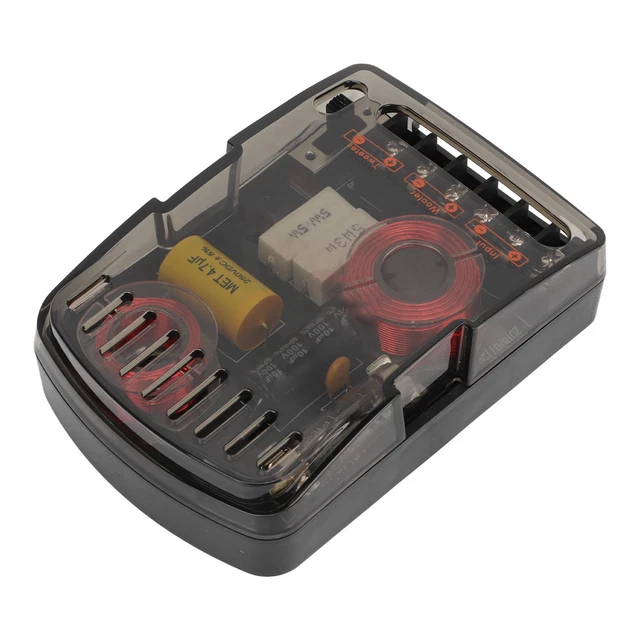 160W Speaker Frequency Divider 2pcs 12V High Performance Car Audio Crossover