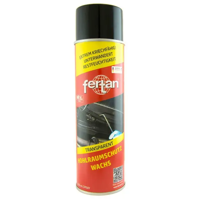 Fertan HT Hohlraum-Schutzwachs Spray Transparent 500 ml