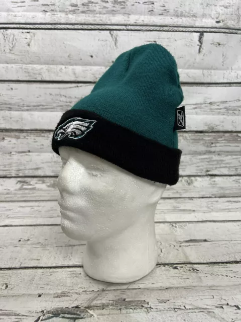 Reebok Philadelphia Eagles NFL Embroidered Logo Beanie Hat Cap 100% Acrylic