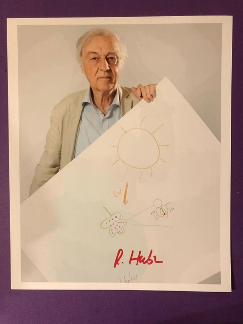 Robert Huber *Nobel Prize* 20x25 cm Signiertes Foto. Autogramm / Autograph