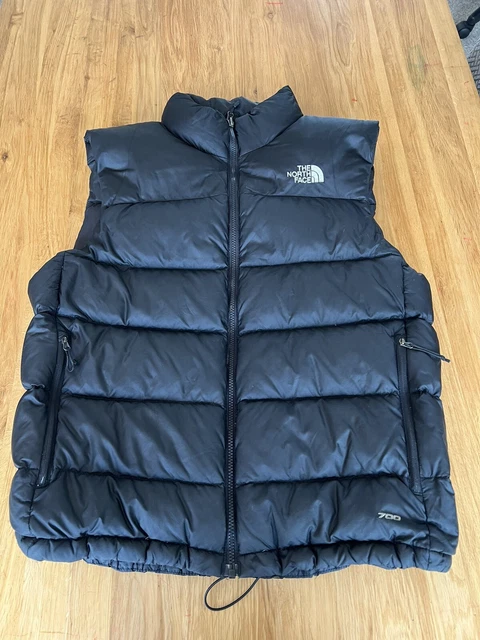 Gilet da uomo The North Face, gilet tampone, 700 piumino, taglia media, nero