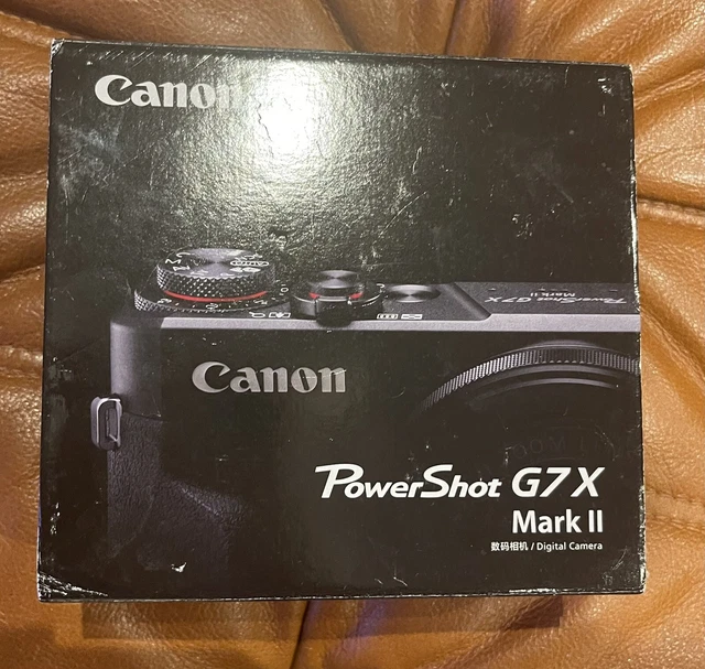CANON POWERSHOT G7X Mark II High Performance Compact Blogging Camera