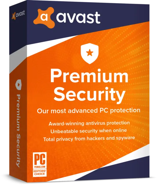 AVAST Premium Security 10 Geräte 1 Jahr 2024 Mehrere Geräte Antivirus avast! DE