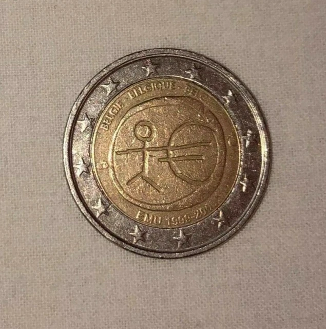 Moneta Rara MONETA DA 2 euro rara EMU , data 1999-2009, Belgio. EUR 290,00 ...
