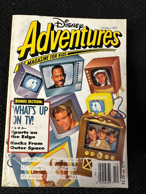 Disney Adventures Magazine October 1993 Martin Lawrence and Olsen Twins