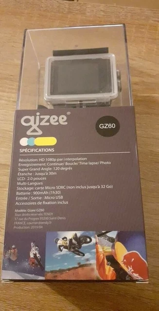 Camera HD waterproof Gizee - Photo, audio & vidéo
