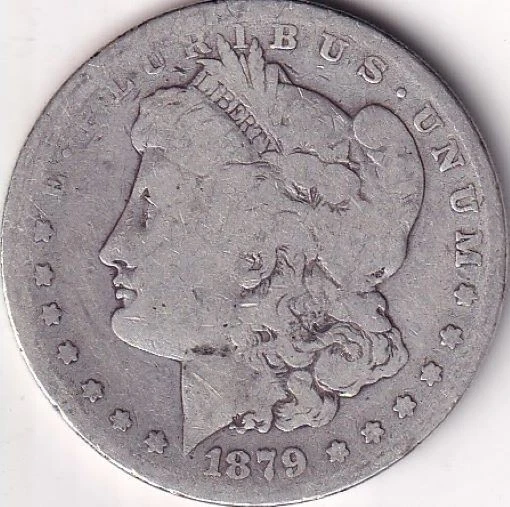 1879-O SILVER Morgan Dollar - VG - #1 - BEAUTIFUL COIN - BEAUTIFUL COLOR