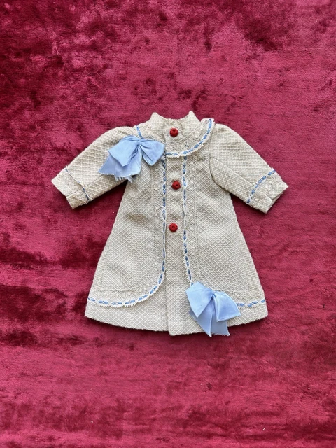 BARBIE poupée robe de velours bordeau et dentelle vieux rose - GREA