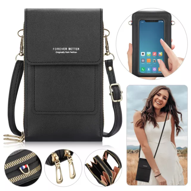 Women Crossbody Touch Screen Purse Cell Phone Bag Wallet Shoulder Handbag Case