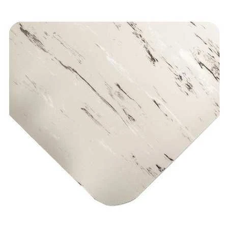 WEARWELL 420.12X2X6AMGY UltraSoft Tile Top Mat, Gray, 2 ft. W x 6 ft. L, 1/2"