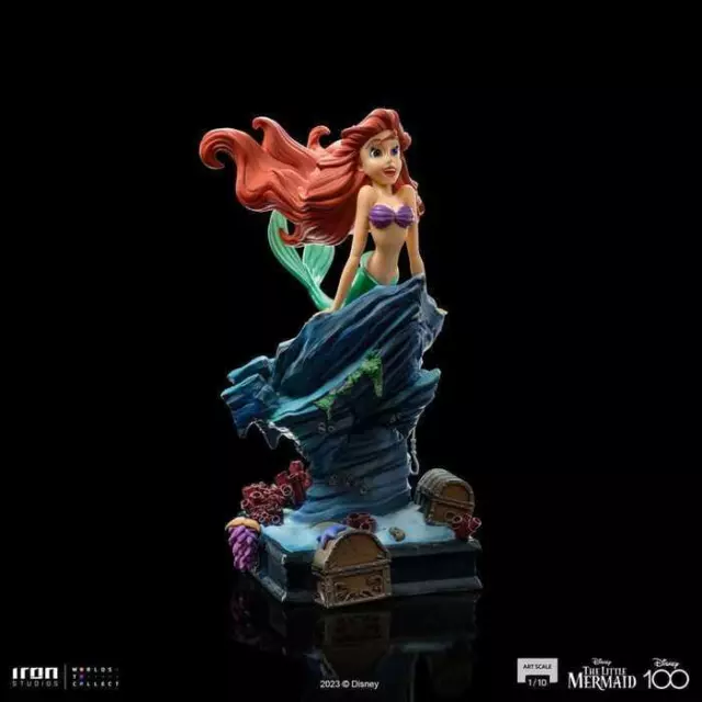 DISNEY - Little Mermaid 1/10 Art Scale Statue Iron Studios 3