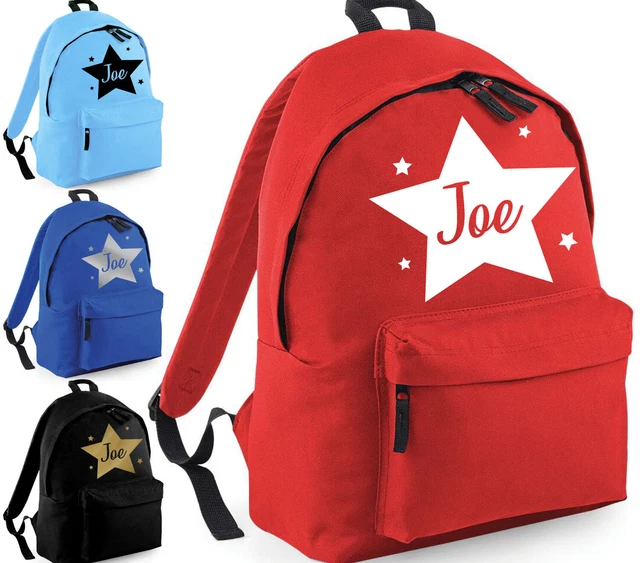 Zaino scuola stella personalizzato bambini ragazzi ragazze zaino
