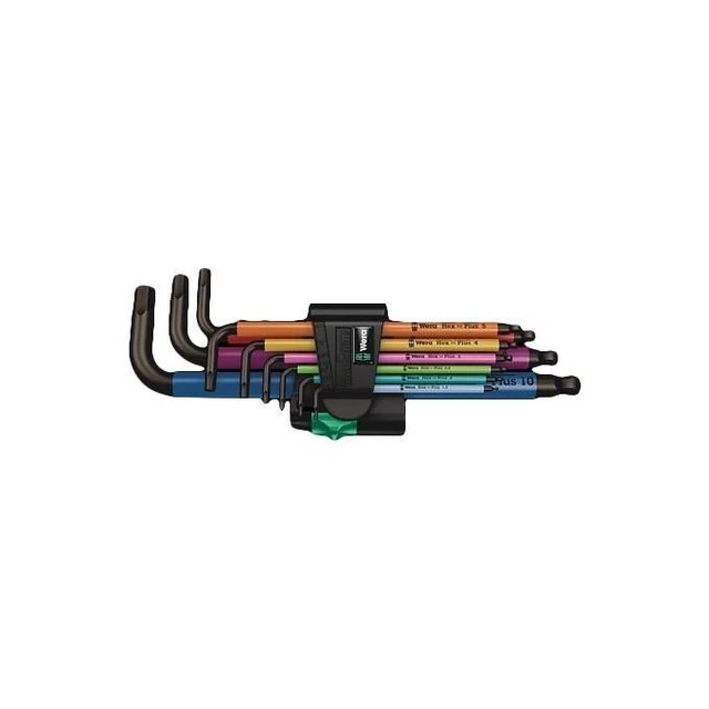 Wera 950 Spkl9 Hex-plus Hex Key Set Set de clé allen/hexagonale forme de l Métr