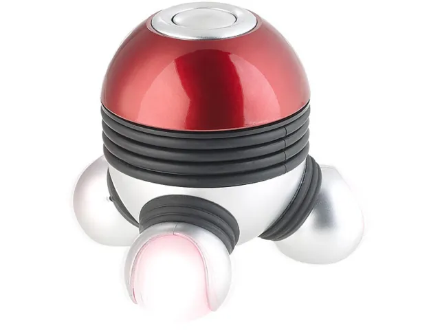 Mini appareil de massage vibrant avec 3 têtes et éclairage LED - Newgen Medicals