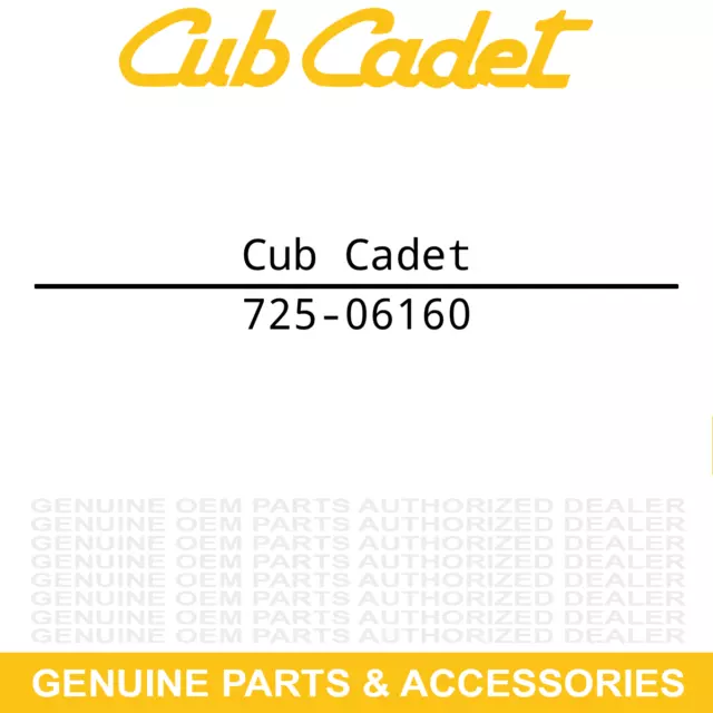 CUB CADET 725-06160 Seat Belt Volunteer WT FIS EFI Diesel CAB 747 4x4 4x2 48G