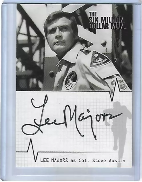 The Six Million Dollar Man - S 1&2 Limited Edition Autograph Card A1 Lee Majors