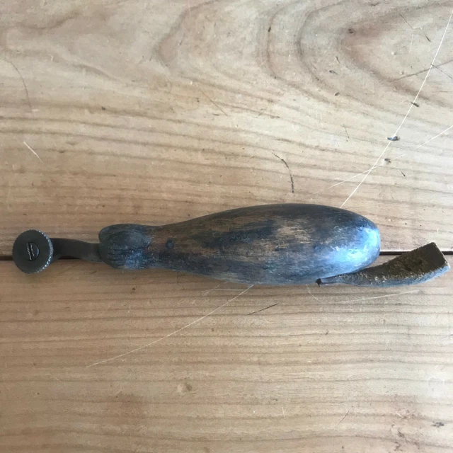 Ancien Outil De Cordonnier-bottier - Forme à Chaussure Femme En Bois Dur - France