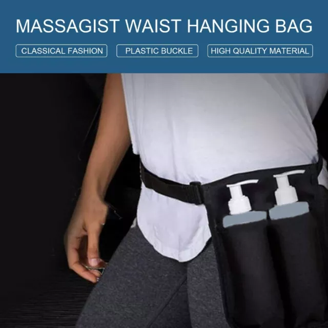 Massage Bottle Holster Essence Oil Dispenser Waist Belt Holder Storage Bags