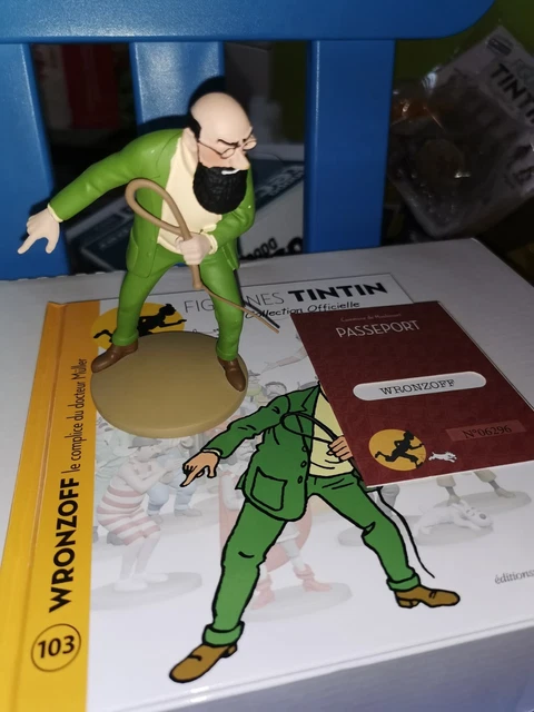 Figurine Tintin – Collection Officielle – N°103 Wronzoff – Résine
