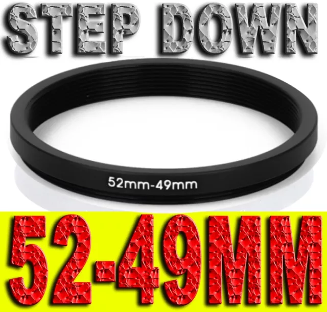 Step Down 52Mm 49Mm Adattatore Adapter Ring 52-49Mm 52 49 52-49 Mm  52Mm-49Mm