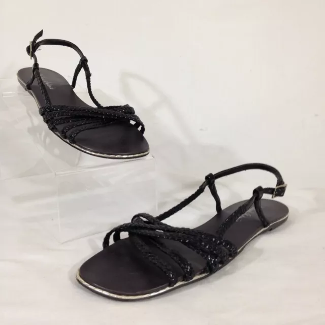 Michael Antonio Black Sandals Shoes Size 5