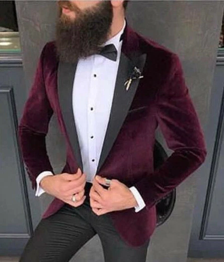 Costume mariage rouge bordeaux deals